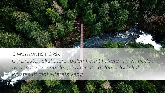 3 Mosebok 1:15 NORSK Bible Verse Image