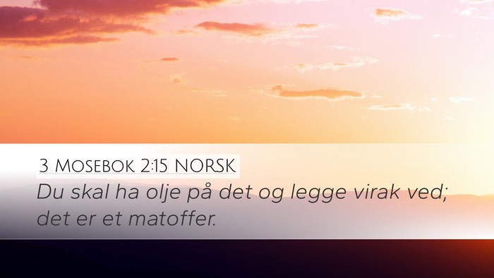3 Mosebok 2:15 NORSK Bible Verse Image