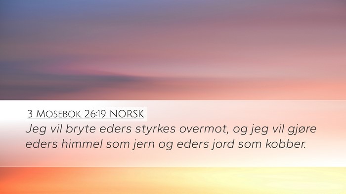 3 Mosebok 26:19 NORSK Bible Verse Image
