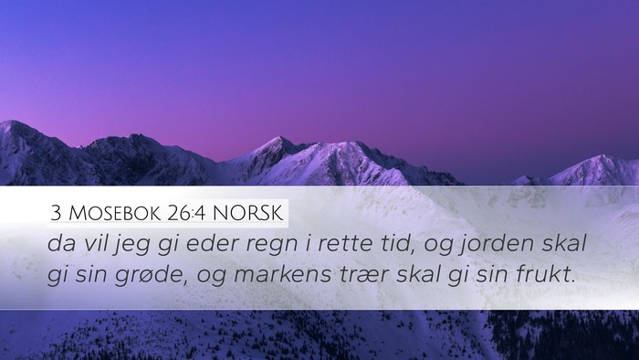 3 Mosebok 26:4 NORSK Bible Verse Image