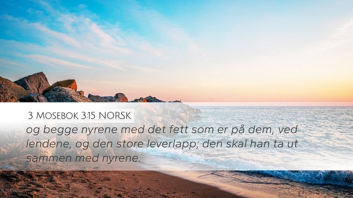 3 Mosebok 3:15 NORSK Bible Verse Image