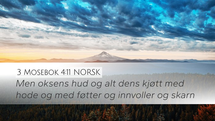 3 Mosebok 4:11 NORSK Bible Verse Image
