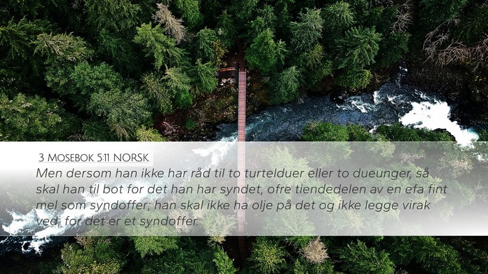 3 Mosebok 5:11 NORSK Bible Verse Image