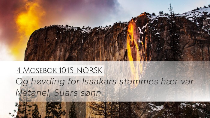 4 Mosebok 10:15 NORSK Bible Verse Image