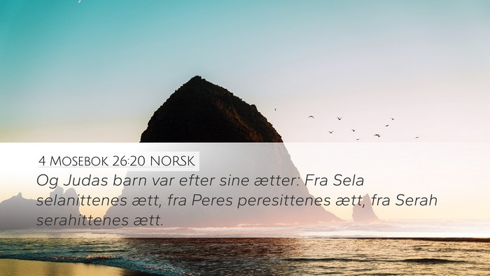 4 Mosebok 26:20 NORSK Bible Verse Image