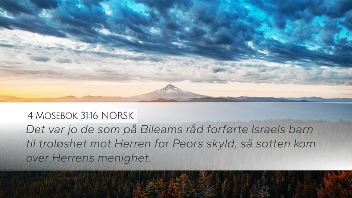4 Mosebok 31:16 NORSK Bible Verse Image