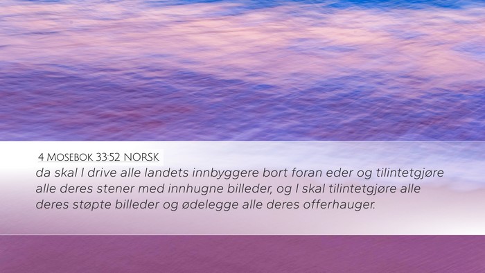4 Mosebok 33:52 NORSK Bible Verse Image