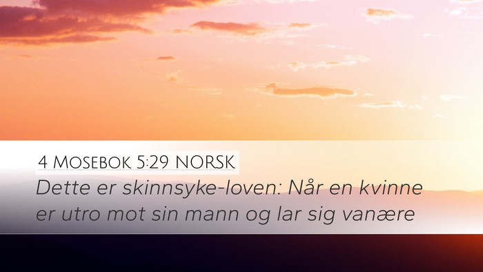 4 Mosebok 5:29 NORSK Bible Verse Image