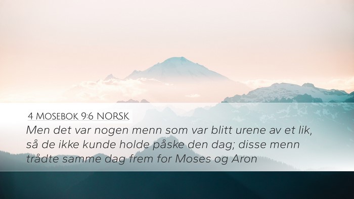 4 Mosebok 9:6 NORSK Bible Verse Image