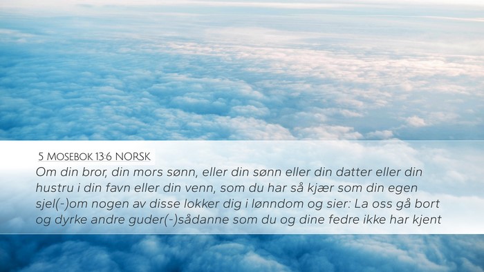 5 Mosebok 13:6 NORSK Bible Verse Image
