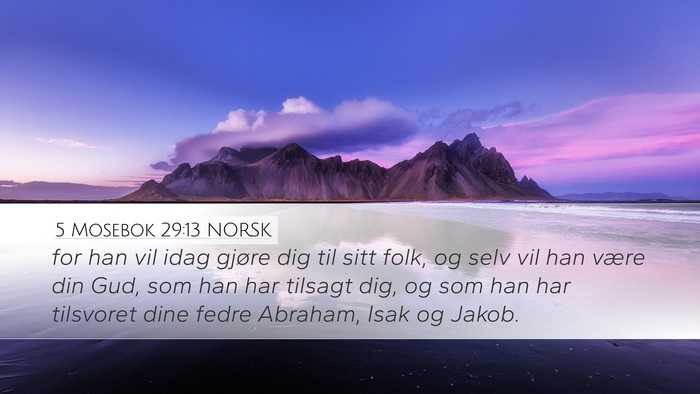 5 Mosebok 29:13 NORSK Bible Verse Image
