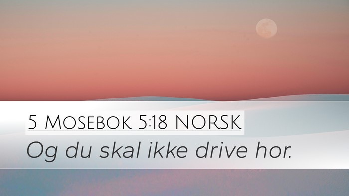5 Mosebok 5:18 NORSK Bible Verse Image