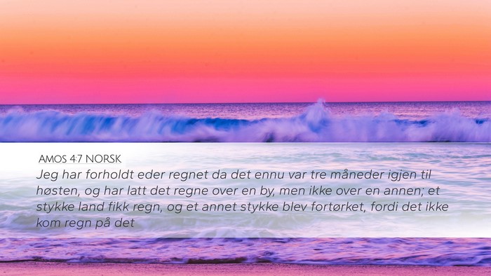 Amos 4:7 NORSK Bible Verse Image