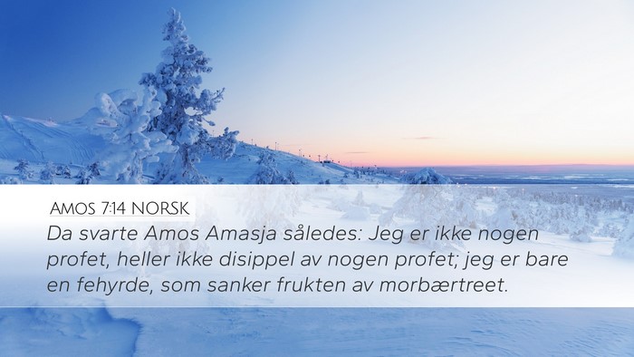 Amos 7:14 NORSK Bible Verse Image