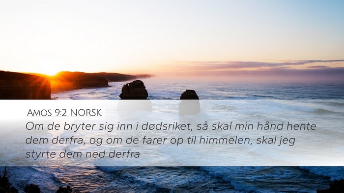 Amos 9:2 NORSK Bible Verse Image