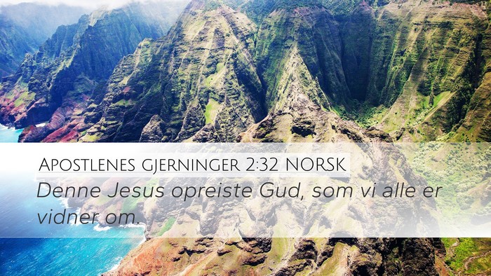 Apostlenes gjerninger 2:32 NORSK Bible Verse Image