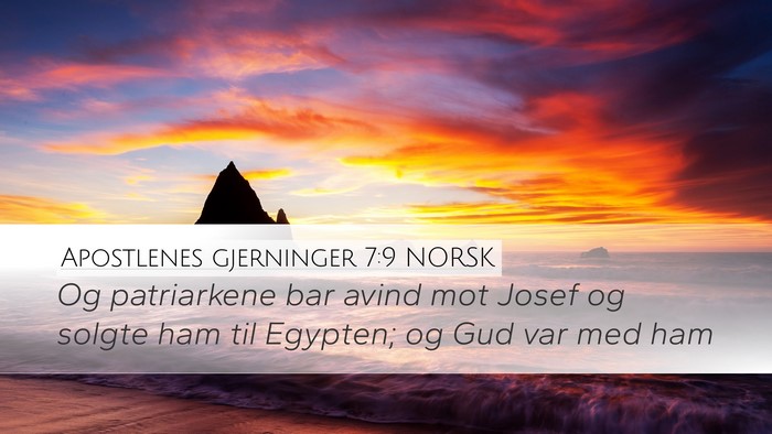 Apostlenes gjerninger 7:9 NORSK Bible Verse Image