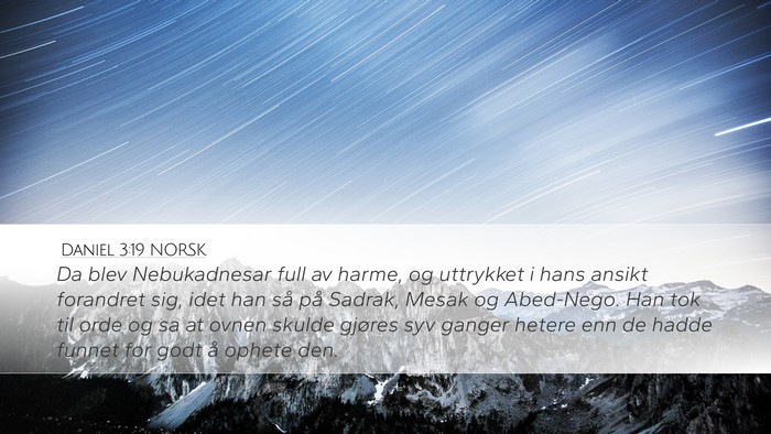Daniel 3:19 NORSK Bible Verse Image