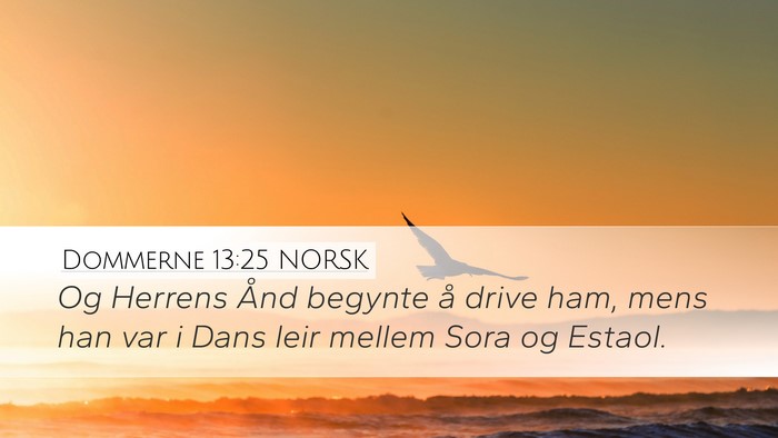 Dommerne 13:25 NORSK Bible Verse Image