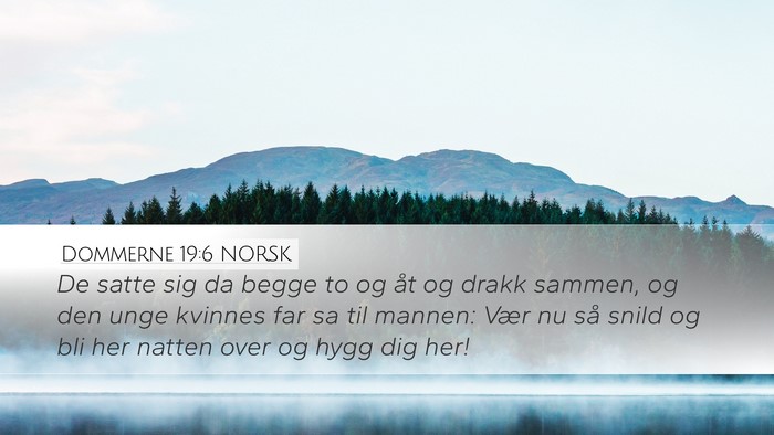 Dommerne 19:6 NORSK Bible Verse Image