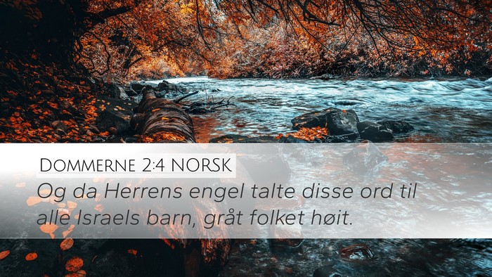 Dommerne 2:4 NORSK Bible Verse Image