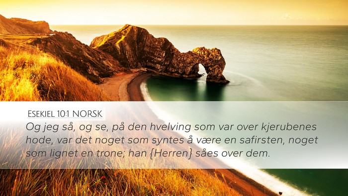 Esekiel 10:1 NORSK Bible Verse Image