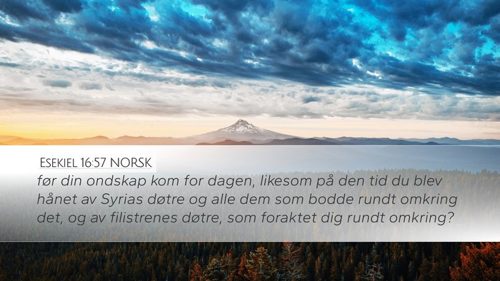Esekiel 16:57 NORSK Bible Verse Image