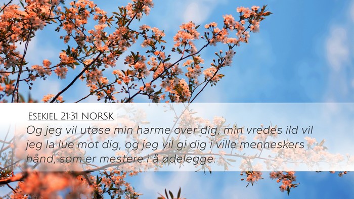 Esekiel 21:31 NORSK Bible Verse Image