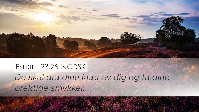 Esekiel 23:26 NORSK Bible Verse Image