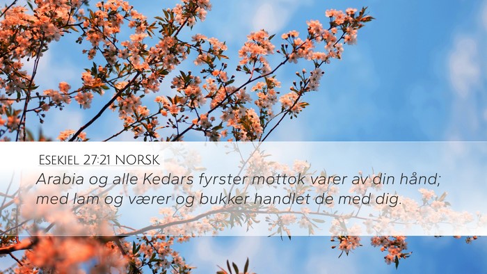 Esekiel 27:21 NORSK Bible Verse Image
