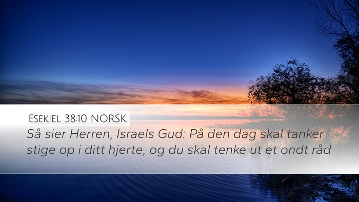Esekiel 38:10 NORSK Bible Verse Image