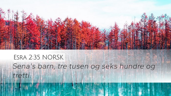 Esra 2:35 NORSK Bible Verse Image