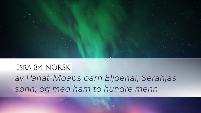 Esra 8:4 NORSK Bible Verse Image