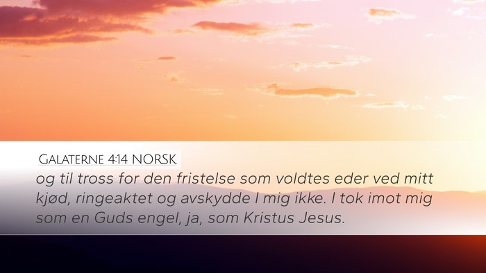 Galaterne 4:14 NORSK Bible Verse Image
