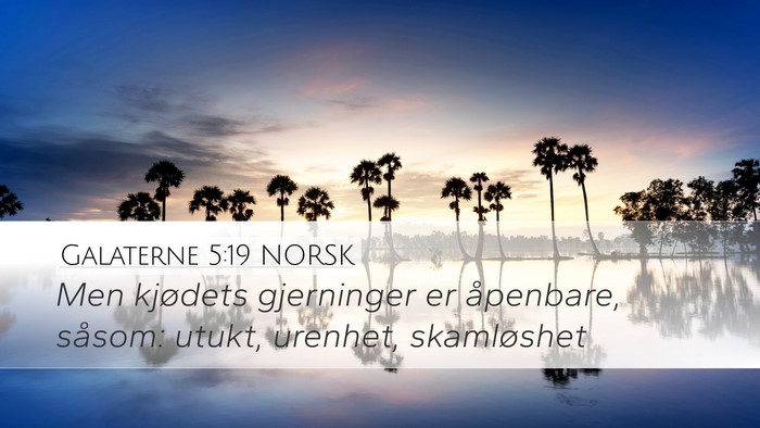 Galaterne 5:19 NORSK Bible Verse Image