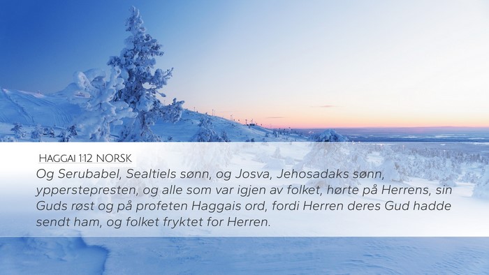 Haggai 1:12 NORSK Bible Verse Image