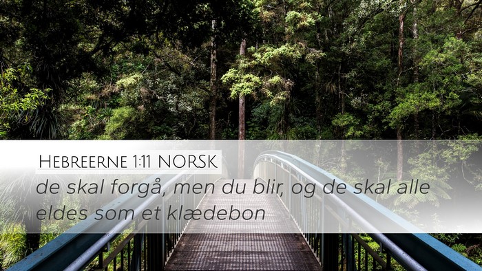 Hebreerne 1:11 NORSK Bible Verse Image