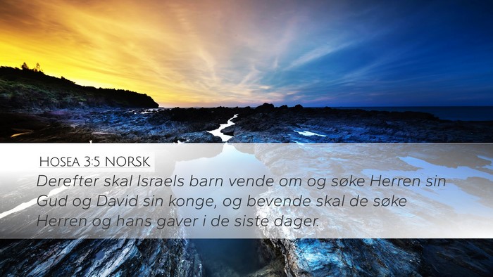 Hosea 3:5 NORSK Bible Verse Image