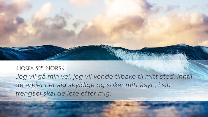 Hosea 5:15 NORSK Bible Verse Image