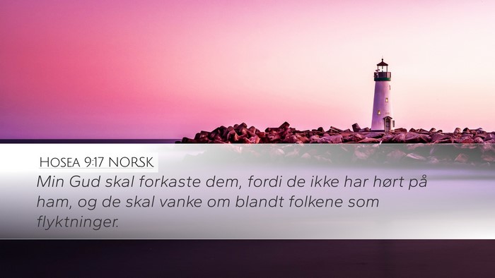 Hosea 9:17 NORSK Bible Verse Image