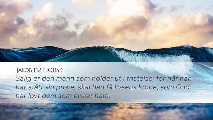 Jakob 1:12 NORSK Bible Verse Image