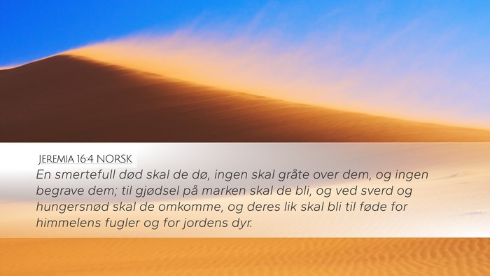 Jeremia 16:4 NORSK Bible Verse Image