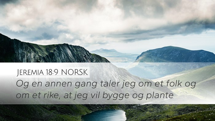 Jeremia 18:9 NORSK Bible Verse Image
