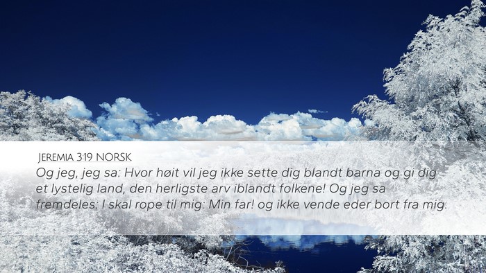 Jeremia 3:19 NORSK Bible Verse Image