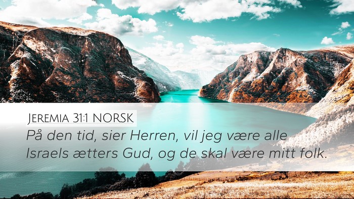 Jeremia 31:1 NORSK Bible Verse Image