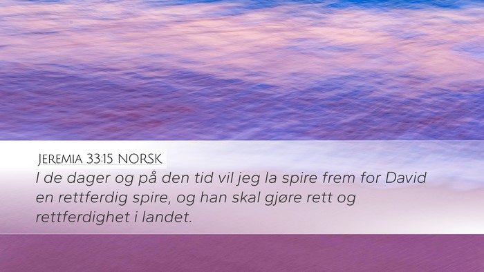 Jeremia 33:15 NORSK Bible Verse Image