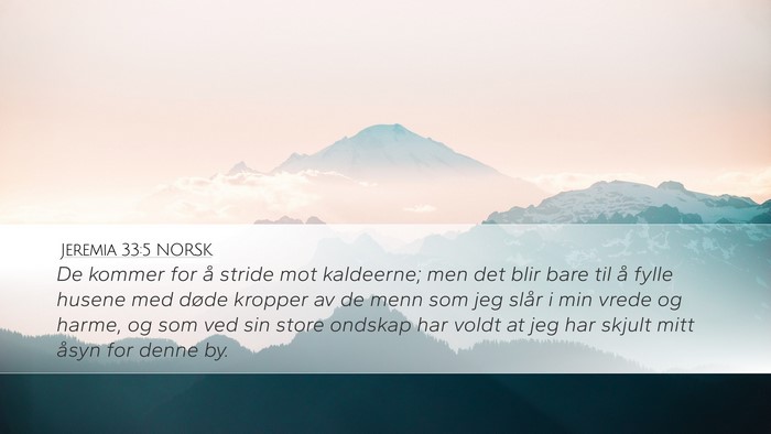 Jeremia 33:5 NORSK Bible Verse Image