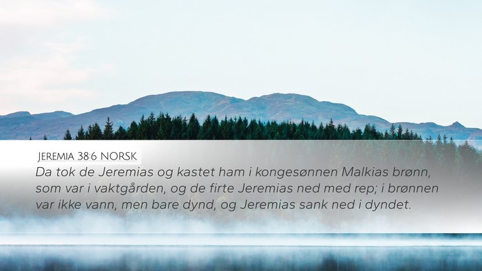 Jeremia 38:6 NORSK Bible Verse Image