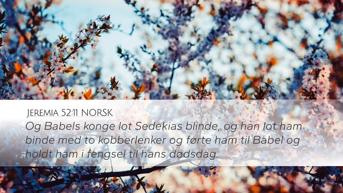 Jeremia 52:11 NORSK Bible Verse Image