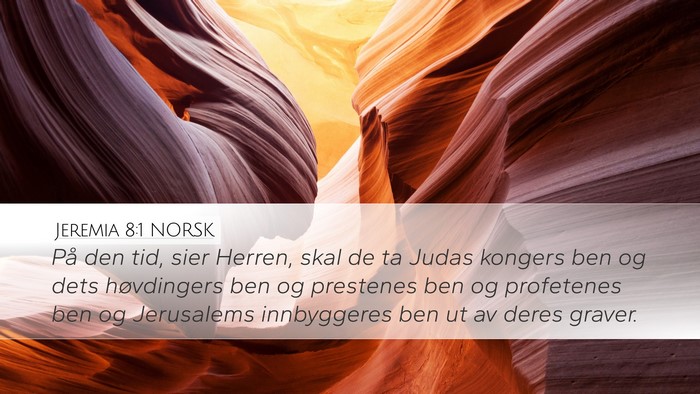 Jeremia 8:1 NORSK Bible Verse Image